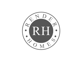 Render Homes logo design by Artomoro