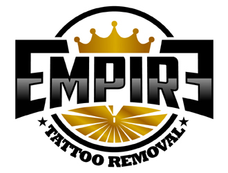 Empire Tattoo Removal logo design by MAXR