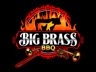 Big Brass BBQ logo design by daywalker