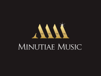 Minutiae Music logo design by M J