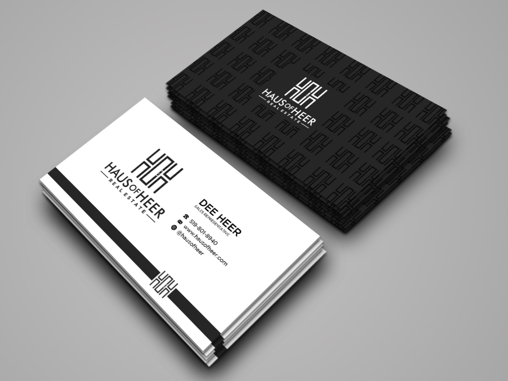 Haus of Heer also known as HOH (short form) logo design by labo