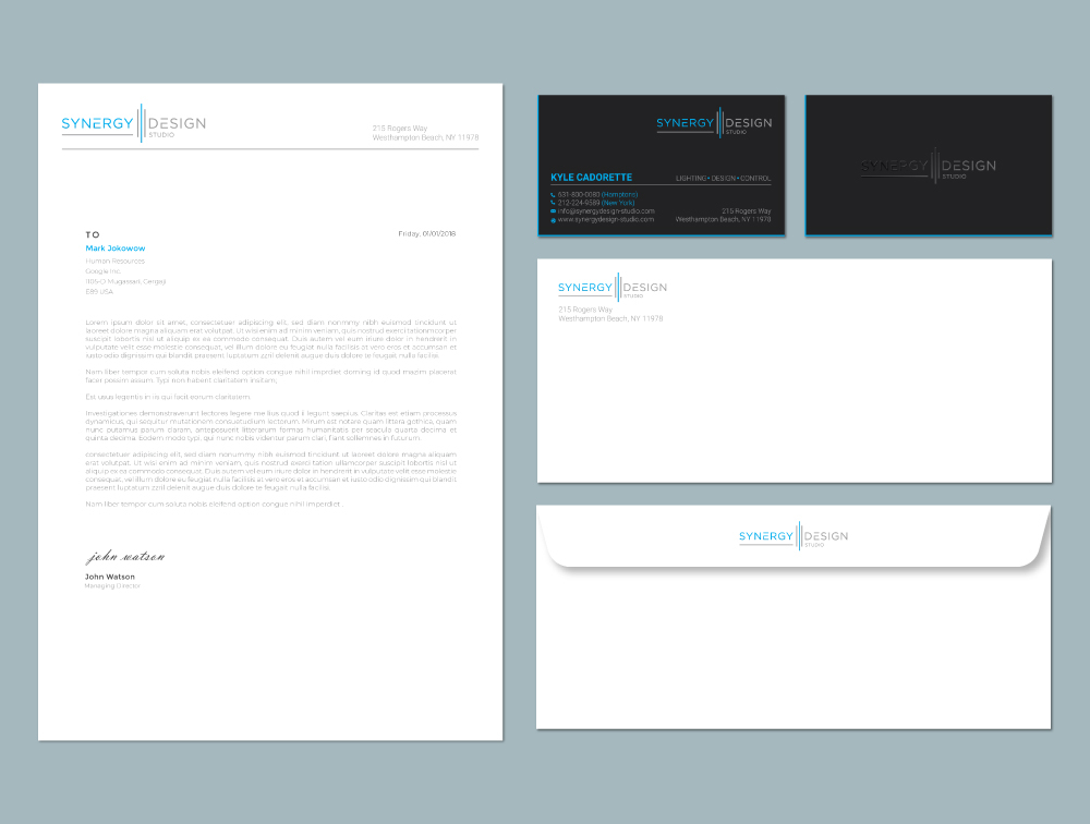 Synergy Design-Studio LLC logo design by Boomstudioz