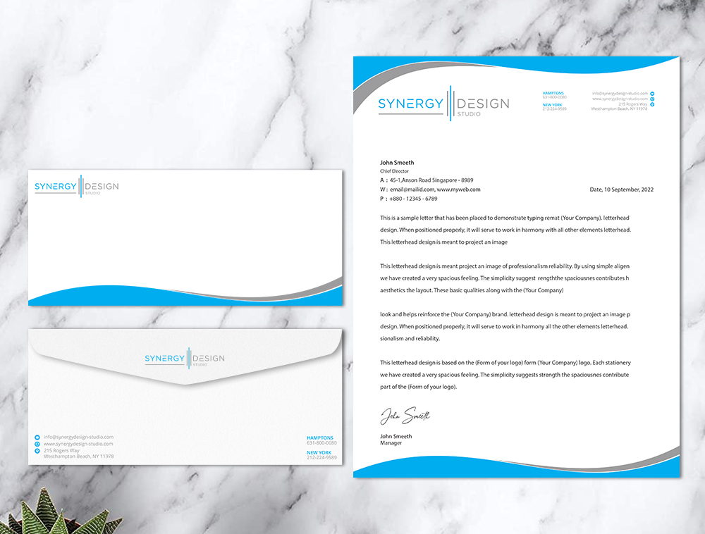 Synergy Design-Studio LLC logo design by Niqnish