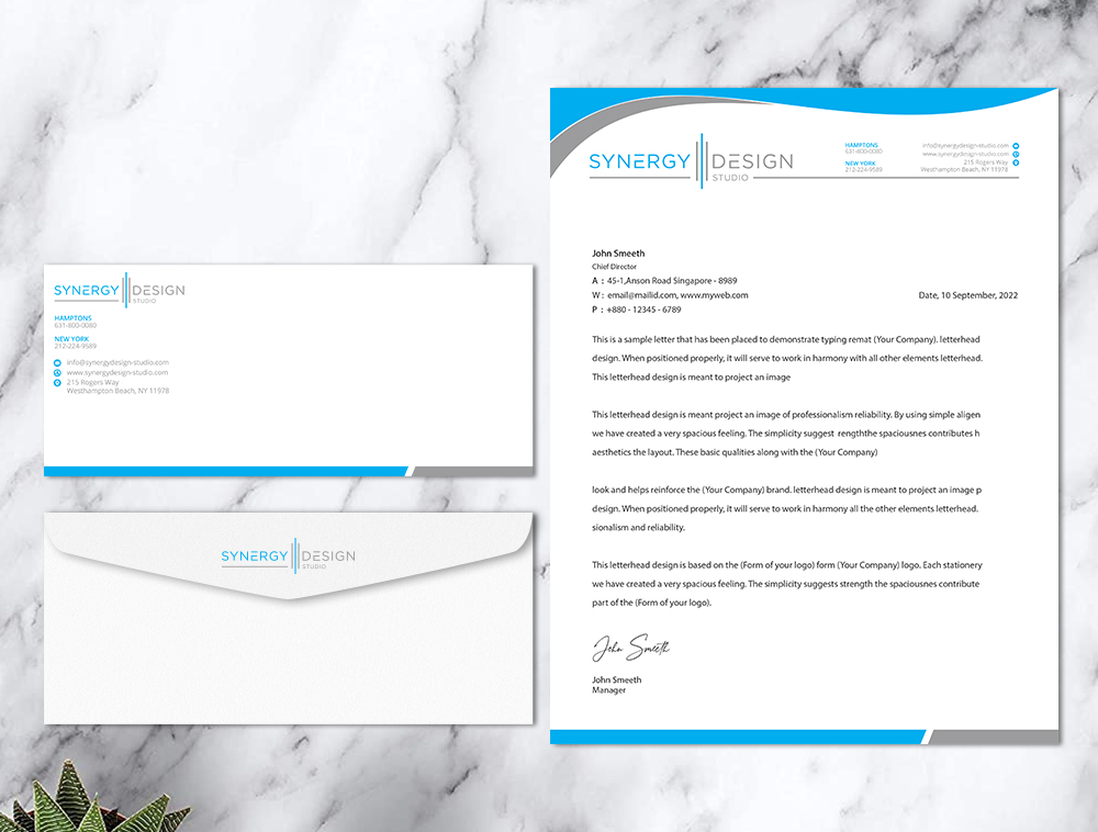 Synergy Design-Studio LLC logo design by Niqnish