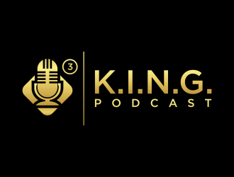  3 K.I.N.G.G.Gs Podcast logo design by santrie