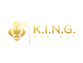  3 K.I.N.G.G.Gs Podcast logo design by santrie
