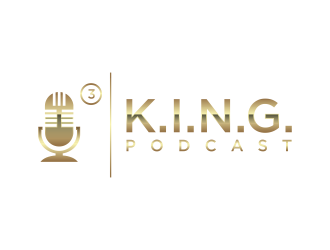  3 K.I.N.G.G.Gs Podcast logo design by santrie
