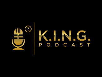  3 K.I.N.G.G.Gs Podcast logo design by santrie