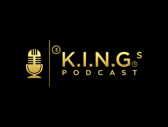  3 K.I.N.G.G.Gs Podcast logo design by santrie