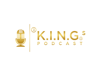  3 K.I.N.G.G.Gs Podcast logo design by santrie