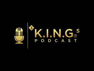  3 K.I.N.G.G.Gs Podcast logo design by santrie