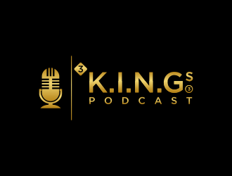  3 K.I.N.G.G.Gs Podcast logo design by santrie