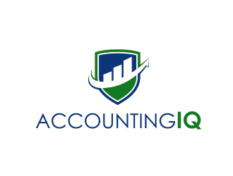 AccountingIQ logo design by MarkindDesign