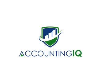 AccountingIQ logo design by MarkindDesign