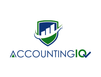 AccountingIQ logo design by MarkindDesign