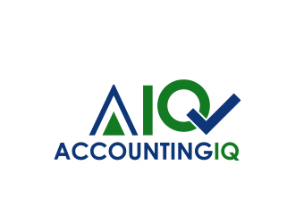 AccountingIQ logo design by MarkindDesign