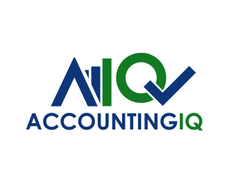 AccountingIQ logo design by MarkindDesign