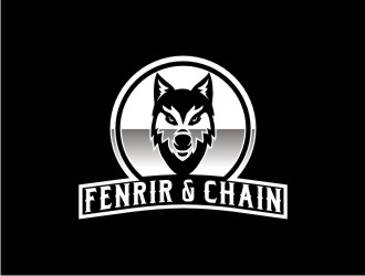 Fenrir & Chain logo design by sabyan