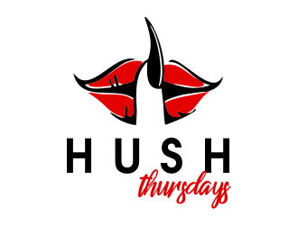 HUSH Thursdays logo design by JessicaLopes