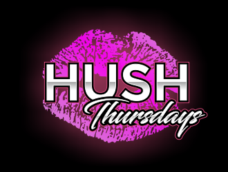 HUSH Thursdays logo design by bismillah