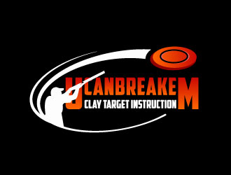 UCANBREAKEM clay target instruction  logo design by aryamaity