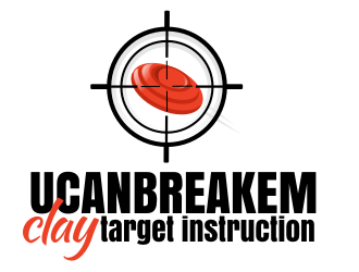  UCANBREAKEM clay target instruction  logo design by rgb1