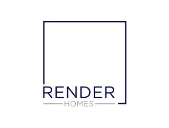Render Homes logo design by sabyan