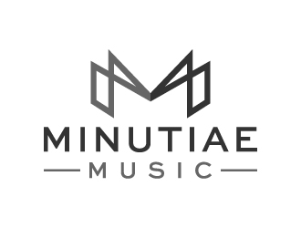 Minutiae Music logo design by akilis13