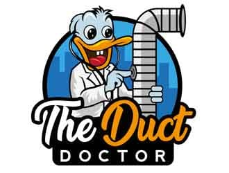 The Duct Doctor logo design by DreamLogoDesign