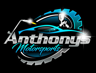 Anthonys Motorsports logo design by DreamLogoDesign