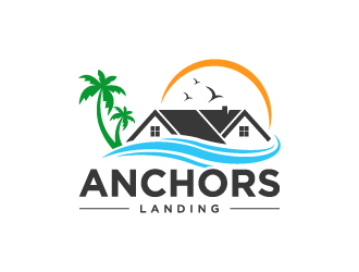 Anchors Landing logo design by wongndeso