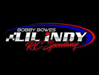 Bobby Bowes  lil Indy rc speedway  Where legends are made logo design by jaize