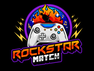 RockStar Match logo design by DreamLogoDesign