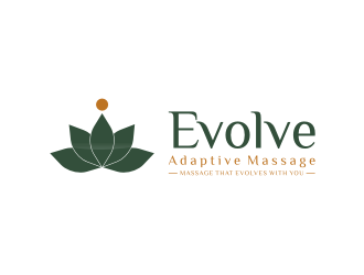 Evolve Adaptive Massage logo design by mbamboex