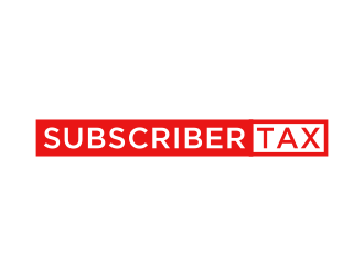 SubscriberTax logo design by salis17
