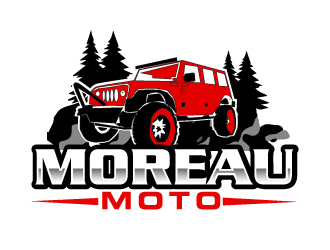 Moreau Moto logo design by AamirKhan