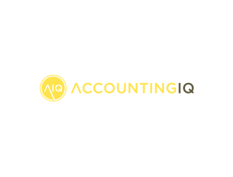 AccountingIQ logo design by johana