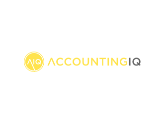 AccountingIQ logo design by johana