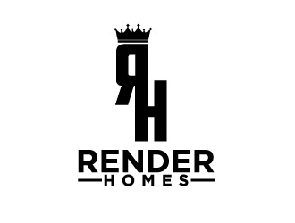 Render Homes logo design by AamirKhan