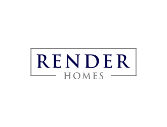 Render Homes logo design by haidar