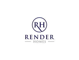 Render Homes logo design by haidar