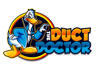The Duct Doctor logo design by DreamLogoDesign