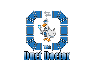 The Duct Doctor logo design by nona