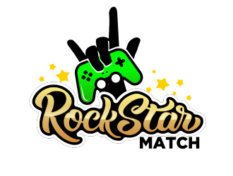 RockStar Match logo design by M J