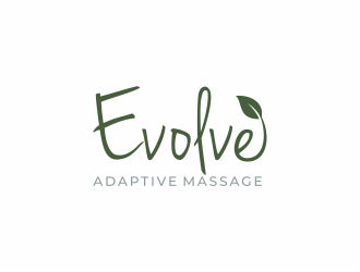 Evolve Adaptive Massage logo design by mutafailan