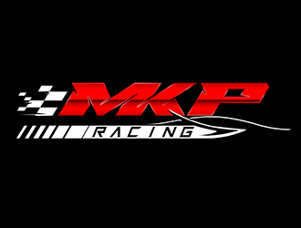 MKP Racing logo design by 3Dlogos