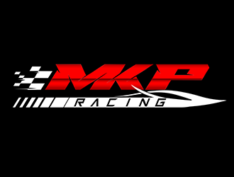 MKP Racing logo design by 3Dlogos