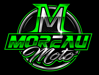 Moreau Moto logo design by DreamLogoDesign