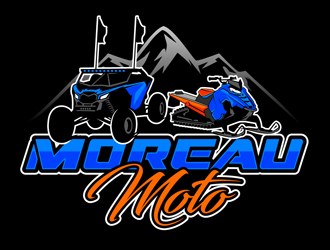 Moreau Moto logo design by DreamLogoDesign