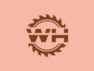 WH logo design by GassPoll